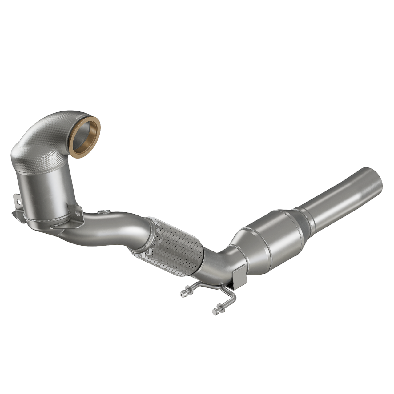 HJS Downpipe VW Golf VII GTI FL / Skoda Octavia III RS FL