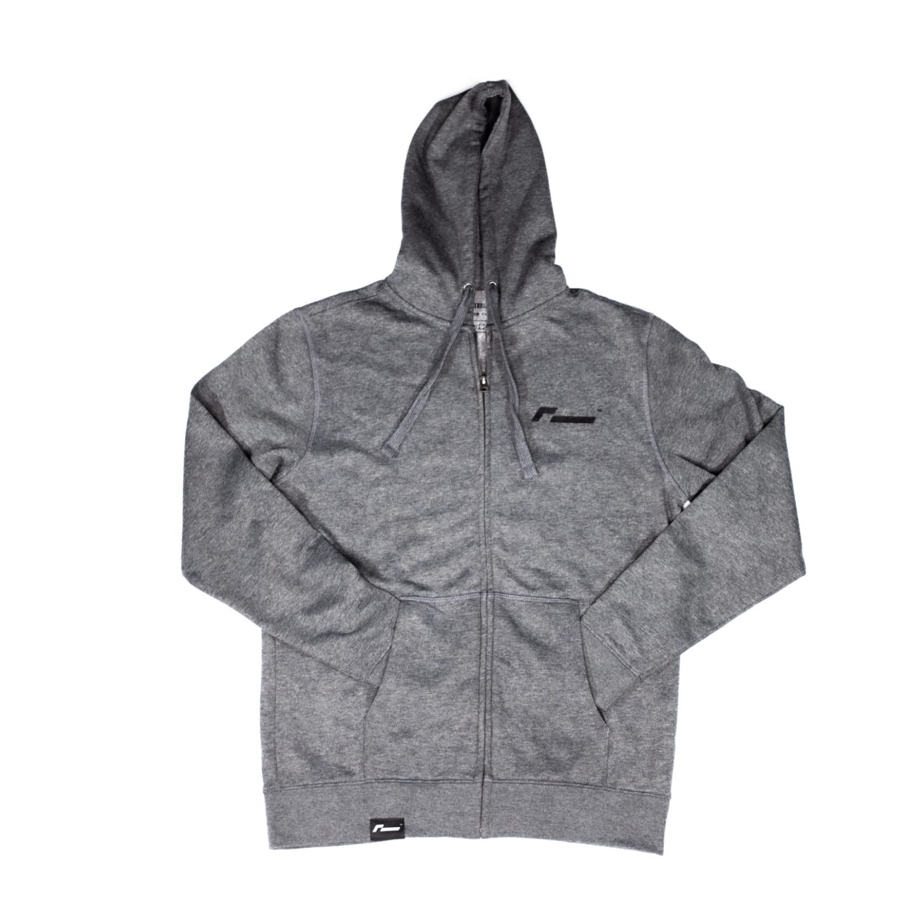 Racingline Zipper Hoodie grau/schwarz