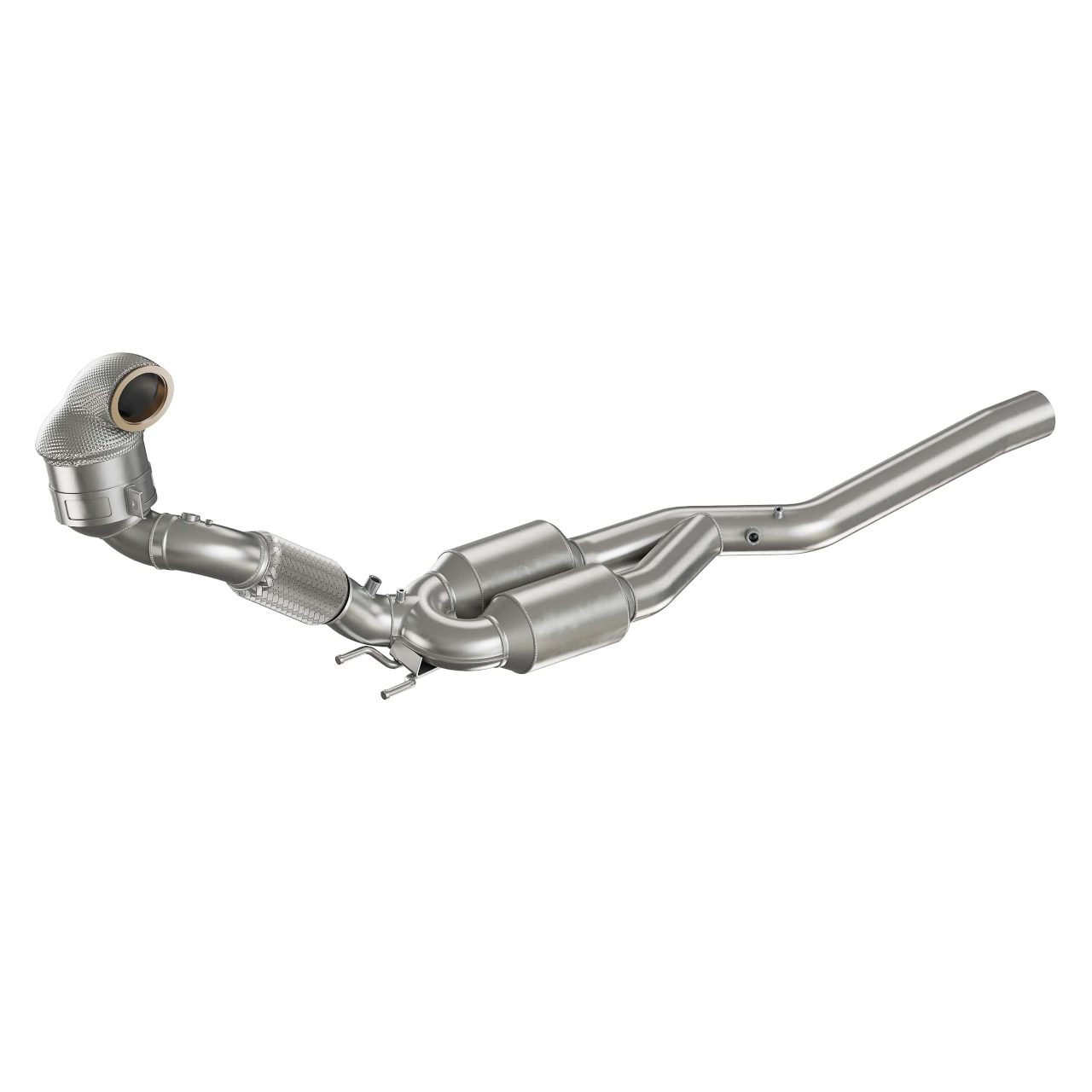 HJS Downpipe Audi S3 III / VW Golf VII R / Cupra Ateca / Skoda Octavia / Audi TTS und baugleiche Konzernmodelle 