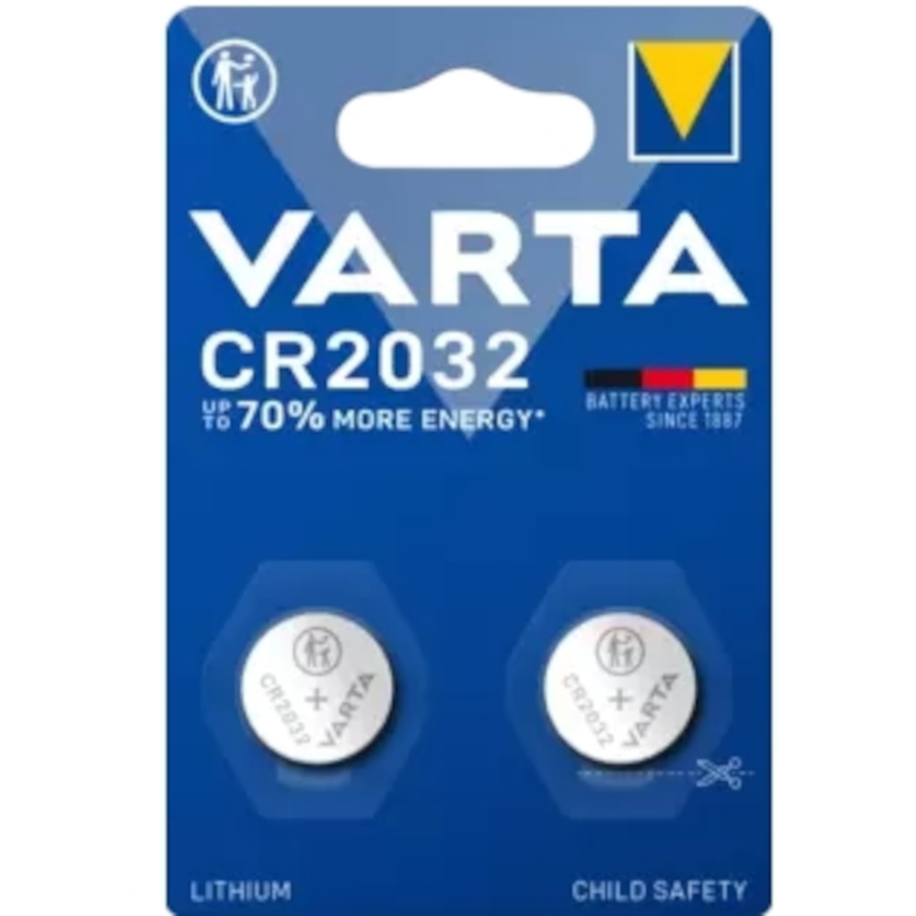 Varta Lithium Knopfzellen CR2032 / 3V