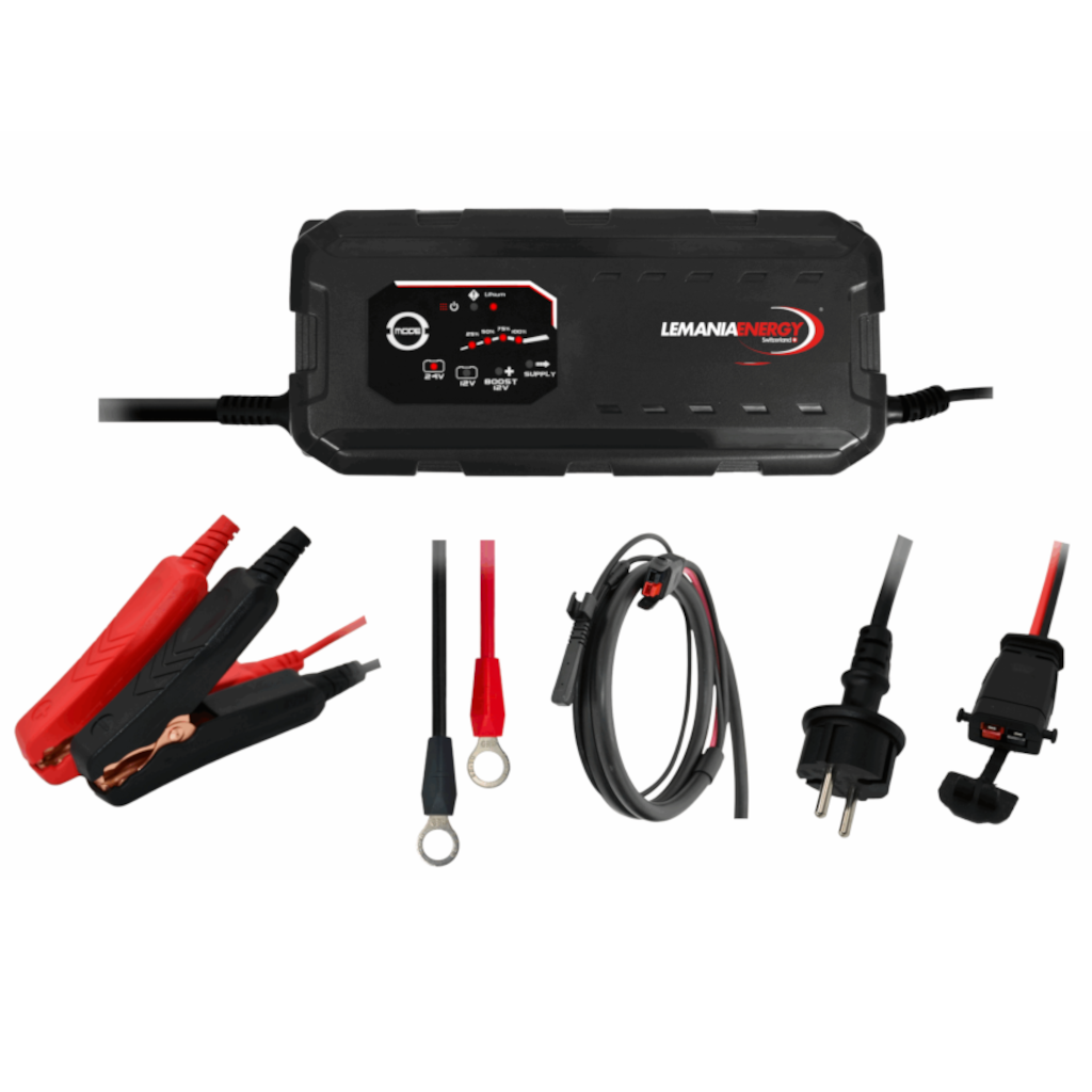 Lemania Batterieladegerät LEM1224250 SMART CHARGER 12V/25A, 24V/12.5A
